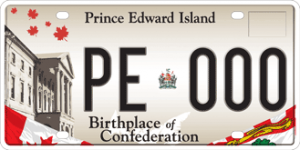 Prince Edward Island License Plate